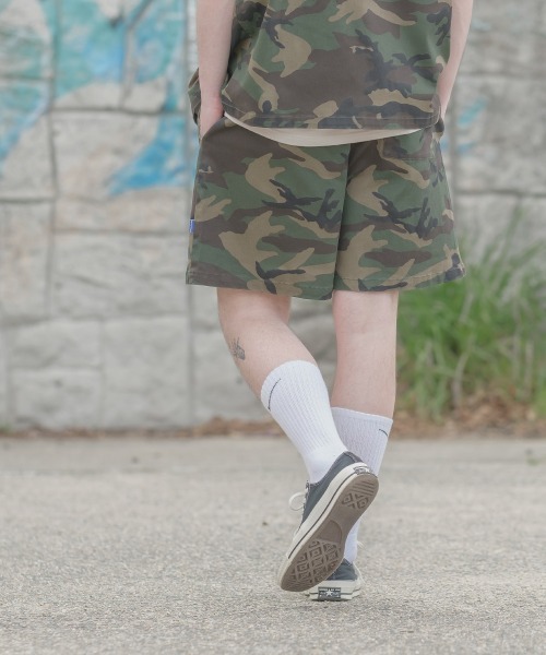 SIDEWAY STANCE(サイドウェイスタンス)の「【SIDEWAY STANCE】 カモフラージュ 迷彩柄 ワイドシルエット バギー ショートパンツ セットアップ対応(その他パンツ・メンズ・A/C/B・LARGE/MEDIUM)」の14枚目の写真