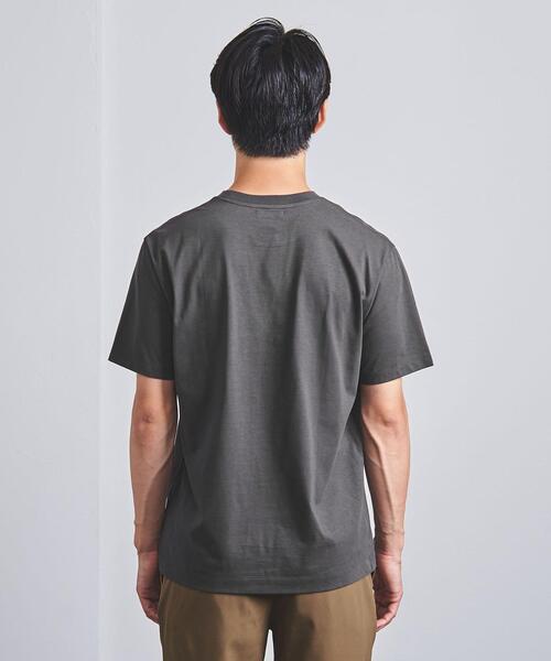 UNITED ARROWS（ユナイテッドアローズ）の「＜UNITED ARROWS ＞ スヴィン/サファイア Tシャツ（Tシャツ/カットソー・メンズ・ホワイト/ダークグレー・SMALL/MEDIUM/LARGE/X-LARGE）」の4枚目の写真