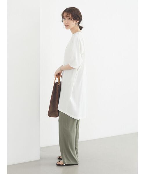 Green　Parks（グリーンパークス）の「落ち感ゆるカットパンツ＊（その他パンツ・レディース・ブラック/グレー/カーキ・FREE）」の8枚目の写真