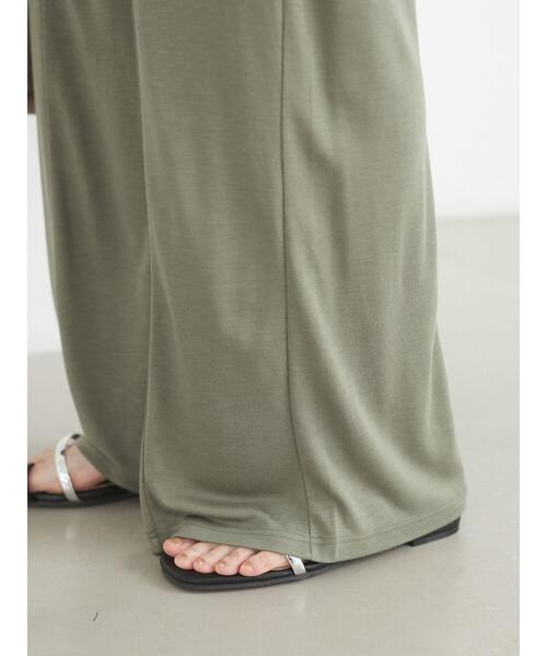 Green　Parks（グリーンパークス）の「落ち感ゆるカットパンツ＊（その他パンツ・レディース・ブラック/グレー/カーキ・FREE）」の11枚目の写真