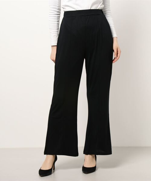 Green　Parks（グリーンパークス）の「落ち感ゆるカットパンツ＊（その他パンツ・レディース・ブラック/グレー/カーキ・FREE）」の5枚目の写真