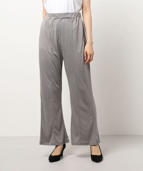 Green　Parks（グリーンパークス）の「落ち感ゆるカットパンツ＊（その他パンツ・レディース・ブラック/グレー/カーキ・FREE）」の9枚目の写真