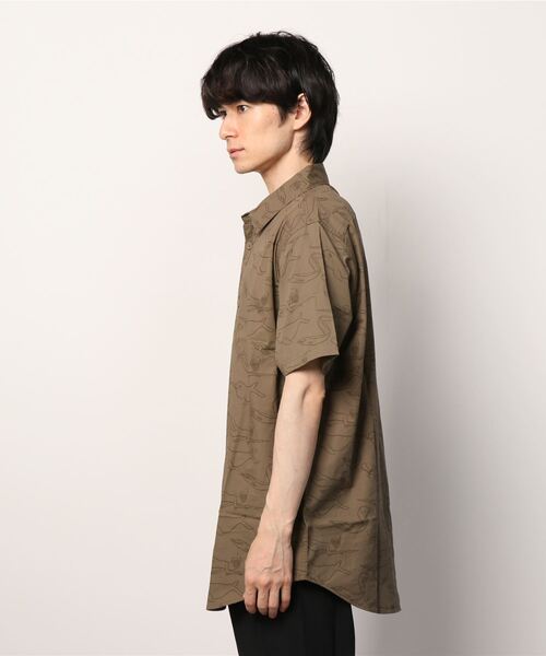 POLeR OUTDOOR STUFF（ポーラーアウトドアスタッフ）の「POLeR OUTDOOR STUFF/ポーラーアウトドアスタッフ　THE NED シャツ（シャツ/ブラウス・メンズ・ベージュ/グレー・MEDIUM/SMALL/LARGE）」の3枚目の写真