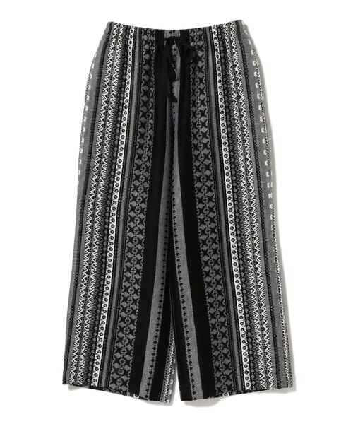 TACASI（タキャシ）の「TA CA Si / ジャカード ワイド イージーパンツ（その他パンツ・メンズ・ブラック・ONE SIZE）」の2枚目の写真