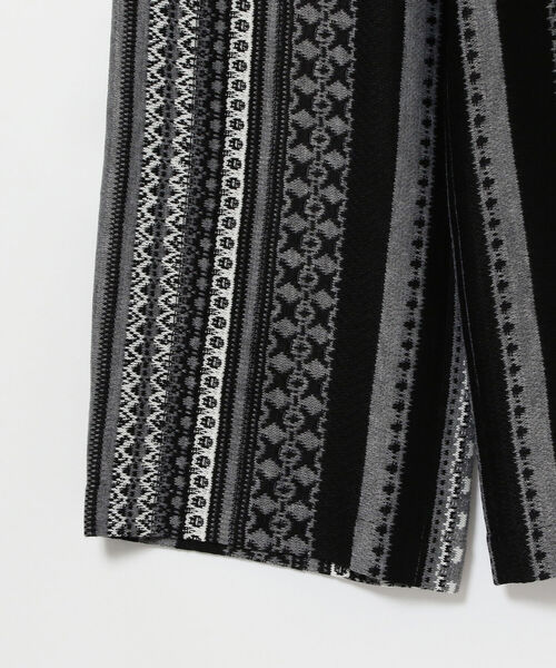 TACASI（タキャシ）の「TA CA Si / ジャカード ワイド イージーパンツ（その他パンツ・メンズ・ブラック・ONE SIZE）」の4枚目の写真