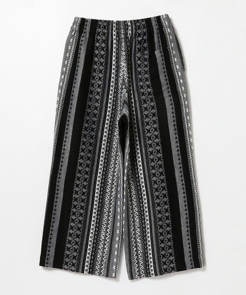 TACASI（タキャシ）の「TA CA Si / ジャカード ワイド イージーパンツ（その他パンツ・メンズ・ブラック・ONE SIZE）」の5枚目の写真