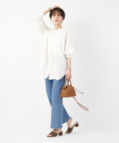 un dix cors（アンディコール）の「kiara(キアラ)　ナイロンミニギャザーバッグ（ショルダーバッグ・レディース・ライトブラウン/ブラック/レッド・FREE）」の19枚目の写真