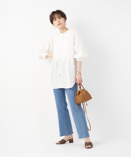 un dix cors（アンディコール）の「kiara(キアラ)　ナイロンミニギャザーバッグ（ショルダーバッグ・レディース・ライトブラウン/ブラック/レッド・FREE）」の20枚目の写真