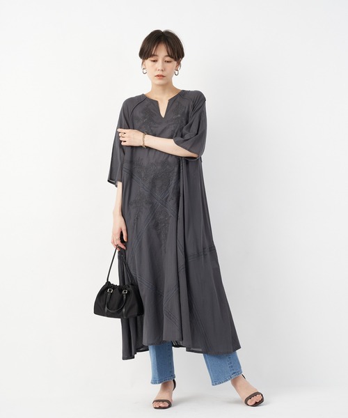 un dix cors（アンディコール）の「kiara(キアラ)　ナイロンミニギャザーバッグ（ショルダーバッグ・レディース・ライトブラウン/ブラック/レッド・FREE）」の10枚目の写真