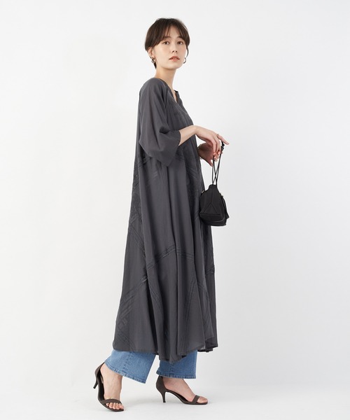 un dix cors（アンディコール）の「kiara(キアラ)　ナイロンミニギャザーバッグ（ショルダーバッグ・レディース・ライトブラウン/ブラック/レッド・FREE）」の12枚目の写真