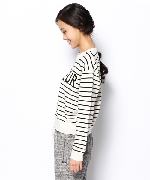 DISCOAT（ディスコート）の「【Discoat】ロゴニットプルオーバー（ニット/セーター・レディース・オフホワイト/ネイビー/キャメル/その他19・FREE）」の10枚目の写真