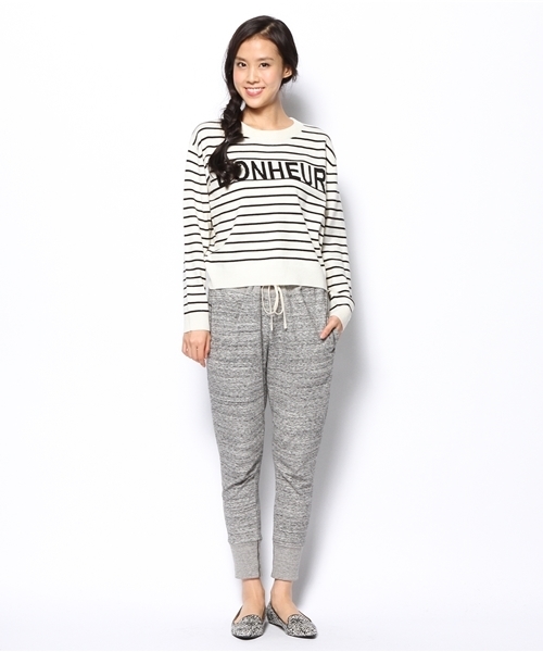 DISCOAT（ディスコート）の「【Discoat】ロゴニットプルオーバー（ニット/セーター・レディース・オフホワイト/ネイビー/キャメル/その他19・FREE）」の12枚目の写真