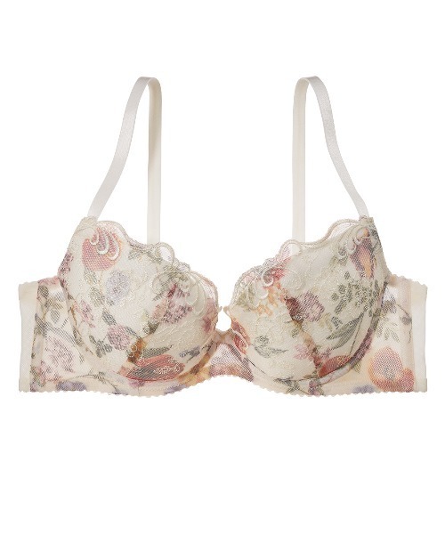 Gカップまで 軽い着け心地でカップ別のお悩み解決 美胸メイク ｐｊ ｄａｙｓフラワープリントブラ ブラジャー Peach John ピーチジョン のファッション通販 Zozotown