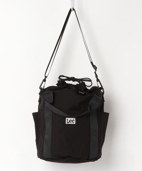 Lee（リー）の「Lee/リー　キャンバス 2way巾着トート（ショルダーバッグ・レディース・ホワイト/ブラック/ベージュ・FREE）」の13枚目の写真