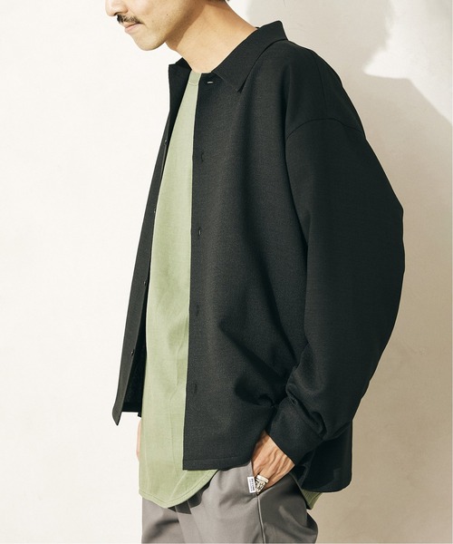 JOURNAL STANDARD relume(ジャーナルスタンダード レリューム)の「TEC PANAMA/テックパナマ シャツ(シャツ/ブラウス・メンズ・ブラック/ブラウン/ナチュラル・M/L)」の7枚目の写真