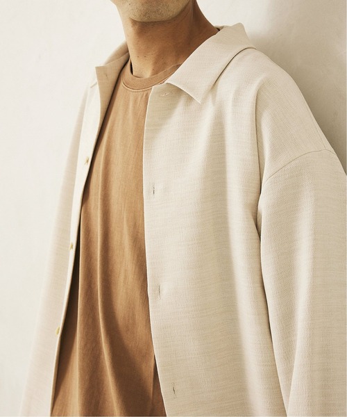 JOURNAL STANDARD relume(ジャーナルスタンダード レリューム)の「TEC PANAMA/テックパナマ シャツ(シャツ/ブラウス・メンズ・ブラック/ブラウン/ナチュラル・M/L)」の15枚目の写真