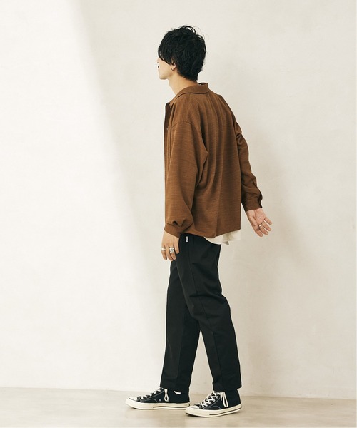JOURNAL STANDARD relume(ジャーナルスタンダード レリューム)の「TEC PANAMA/テックパナマ シャツ(シャツ/ブラウス・メンズ・ブラック/ブラウン/ナチュラル・M/L)」の17枚目の写真