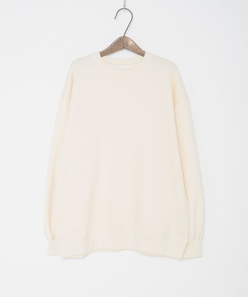 Crisp yours（クリスプユアーズ）の「【WEB限定】オーバークルーネックスウェット（スウェット・レディース・ベージュ/グレー/グリーン/アイボリー・FREE）」の8枚目の写真