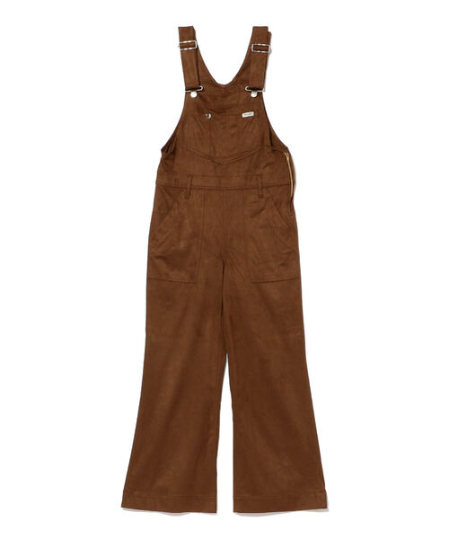 B:MING by BEAMS(ビーミングバイビームス)の「Wrangler / フェイクレザー サロペット(サロペット/オーバーオール・レディース・ブラック/ブラウン・SMALL/X-SMALL)」の4枚目の写真