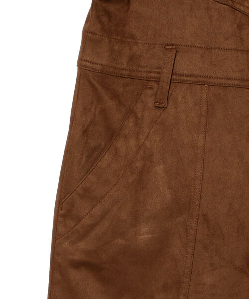 B:MING by BEAMS(ビーミングバイビームス)の「Wrangler / フェイクレザー サロペット(サロペット/オーバーオール・レディース・ブラック/ブラウン・SMALL/X-SMALL)」の6枚目の写真