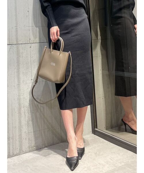 GYDA（ジェイダ）の「【SETUP着用可】スリットタイトスカート（スカート・レディース・ベージュ/ブラック/ブラウン・FREE）」の2枚目の写真