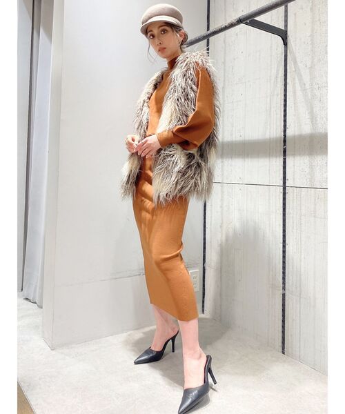 GYDA（ジェイダ）の「【SETUP着用可】スリットタイトスカート（スカート・レディース・ベージュ/ブラック/ブラウン・FREE）」の7枚目の写真