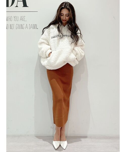 GYDA（ジェイダ）の「【SETUP着用可】スリットタイトスカート（スカート・レディース・ベージュ/ブラック/ブラウン・FREE）」の9枚目の写真