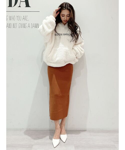 GYDA（ジェイダ）の「【SETUP着用可】スリットタイトスカート（スカート・レディース・ベージュ/ブラック/ブラウン・FREE）」の10枚目の写真