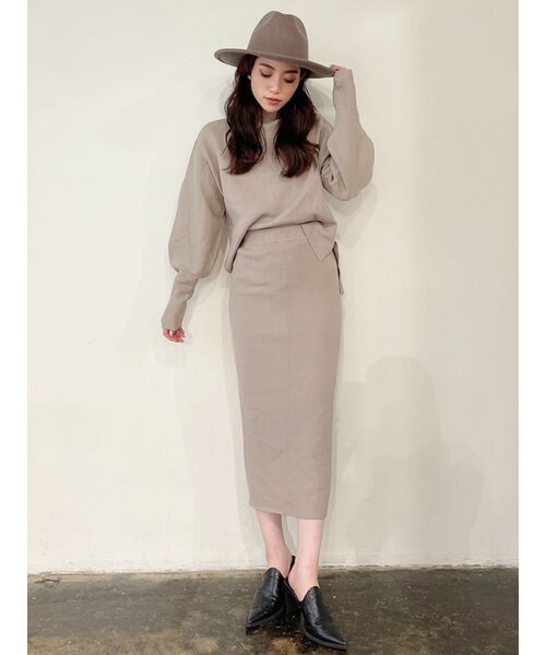 GYDA（ジェイダ）の「【SETUP着用可】スリットタイトスカート（スカート・レディース・ベージュ/ブラック/ブラウン・FREE）」の18枚目の写真