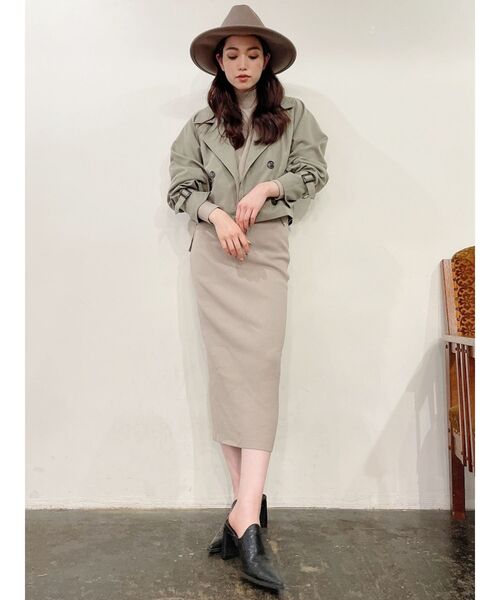 GYDA（ジェイダ）の「【SETUP着用可】スリットタイトスカート（スカート・レディース・ベージュ/ブラック/ブラウン・FREE）」の20枚目の写真