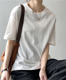 無地ベーシッククルーネックTシャツ