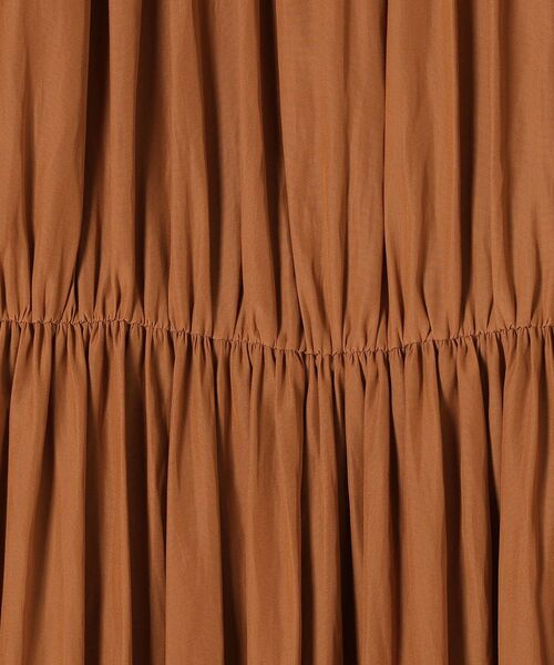 SHIPS（シップス）の「【WEB限定】〈手洗い可能〉シャーリングバックタイワンピース◇（ワンピース・レディース・ライトグレー/スカイブルー/ブラック/オレンジ/ダークブルー・SMALL/MEDIUM）」の7枚目の写真