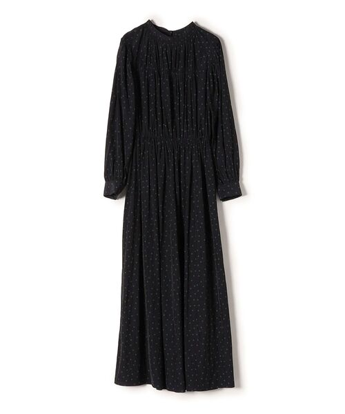 SHIPS（シップス）の「【WEB限定】〈手洗い可能〉シャーリングバックタイワンピース◇（ワンピース・レディース・ライトグレー/スカイブルー/ブラック/オレンジ/ダークブルー・SMALL/MEDIUM）」の12枚目の写真