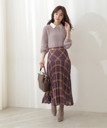 PROPORTION BODY DRESSING | 【美人百花10月号 掲載商品】チェックプリーツスカート / 1211220919(スカート)