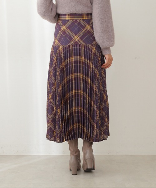 PROPORTION BODY DRESSING(プロポーションボディドレッシング)の「【美人百花10月号 掲載商品】チェックプリーツスカート / 1211220919(スカート・レディース・ボルドー/ブルー・SMALL/MEDIUM)」の9枚目の写真