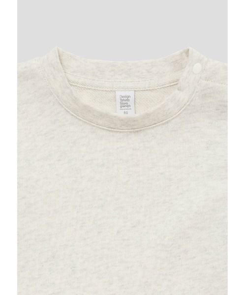 Design Tshirts Store graniph(デザイン ティーシャツ ストア グラニフ)の「ホリデイインフォレスト|ベビースカラップド長袖スウェットワンピース(ワンピース・キッズ・ベージュ系その他・90)」の10枚目の写真