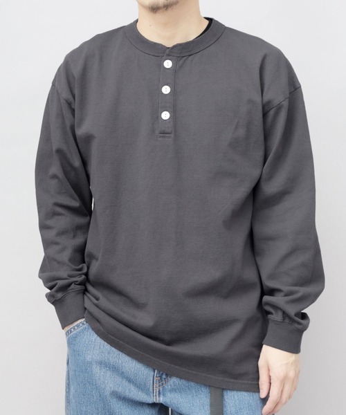 【DEUS】Stationヘンリー★長袖シャツ ★ LMND/ロングスリーブシャツ(A0854FB002)｜THIRD MAGAZINE
