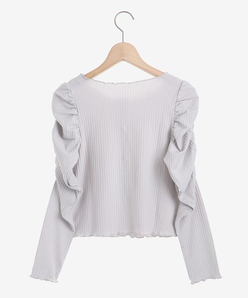 MAJESTIC LEGON(マジェスティックレゴン)の「モチーフメロウトップス(Tシャツ/カットソー・レディース・ライトグレー/ブラック/アイボリー・MEDIUM/SMALL)」の10枚目の写真