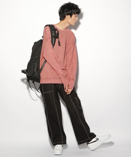 PBLIM（ページボーイリム）の「【PAGEBOYLIM】マーブルダイスウェット（スウェット・レディース・グレー/レッド/グリーン・MEDIUM/LARGE）」の9枚目の写真