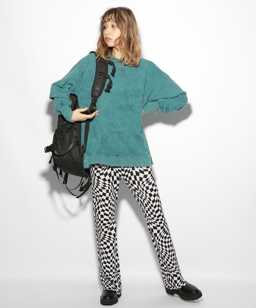 PBLIM（ページボーイリム）の「【PAGEBOYLIM】マーブルダイスウェット（スウェット・レディース・グレー/レッド/グリーン・MEDIUM/LARGE）」の14枚目の写真