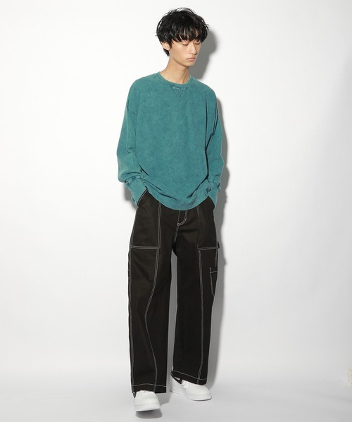 PBLIM（ページボーイリム）の「【PAGEBOYLIM】マーブルダイスウェット（スウェット・レディース・グレー/レッド/グリーン・MEDIUM/LARGE）」の6枚目の写真