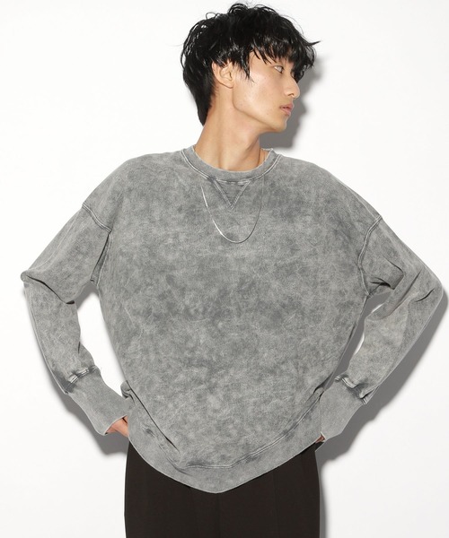 PBLIM（ページボーイリム）の「【PAGEBOYLIM】マーブルダイスウェット（スウェット・レディース・グレー/レッド/グリーン・MEDIUM/LARGE）」の17枚目の写真