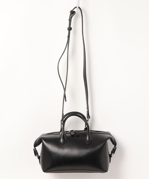 MADEMOISELLE ROPE'(マドモアゼル ロペ)の「【YAHKI】ボストンショルダーバッグ(ショルダーバッグ・レディース・ブラック/サックスブルー・FREE)」の2枚目の写真