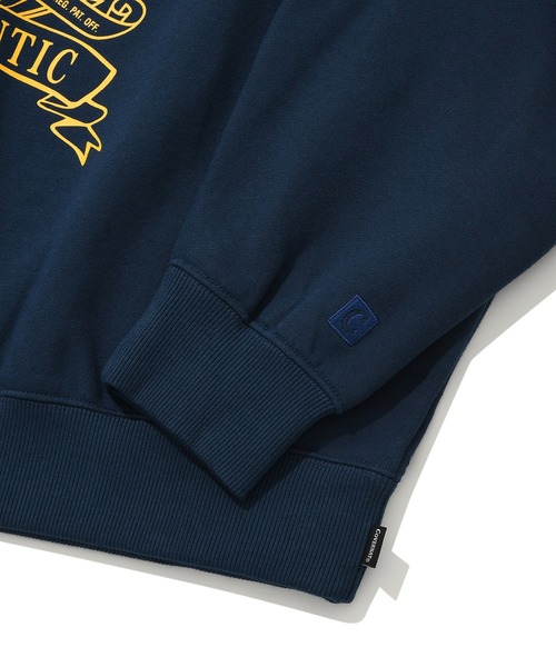 COVERNAT（カバーナット）の「【COVERNAT】IVY GRAPHIC OVERFIT SWEATSHIRTS / カバーナット アイビー グラフィック オーバーフィット スウェットシャツ（スウェット・メンズ・クリーム/ライトグレー/ネイビー/パープル・MEDIUM/LARGE/SMALL）」の14枚目の写真