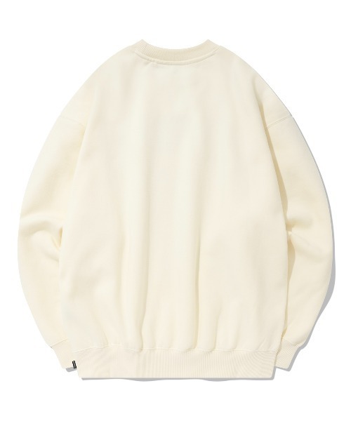 COVERNAT（カバーナット）の「【COVERNAT】IVY GRAPHIC OVERFIT SWEATSHIRTS / カバーナット アイビー グラフィック オーバーフィット スウェットシャツ（スウェット・メンズ・クリーム/ライトグレー/ネイビー/パープル・MEDIUM/LARGE/SMALL）」の17枚目の写真