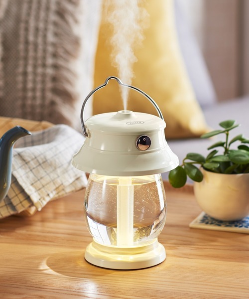Toffy（トフィー）の「【Toffy/トフィー】 LEDランタン加湿器＜充電式＞（生活家電・レディース・ブラック/レッド/グレイッシュベージュ/アクア/アイボリー・FREE）」の2枚目の写真