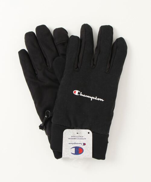 Champion(チャンピオン)の「【CHAMPION/チャンピオン】中綿スクリプトロゴグローブ タッチパネル対応 手袋(手袋・メンズ・ブラック/オレンジ/ネイビー/ブラウン/ブラック系その他/オレンジ系その他/ブルー系その他/ベージュ系その他・25cm)」の3枚目の写真