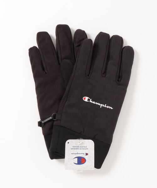 Champion(チャンピオン)の「【CHAMPION/チャンピオン】中綿スクリプトロゴグローブ タッチパネル対応 手袋(手袋・メンズ・ブラック/オレンジ/ネイビー/ブラウン/ブラック系その他/オレンジ系その他/ブルー系その他/ベージュ系その他・25cm)」の2枚目の写真