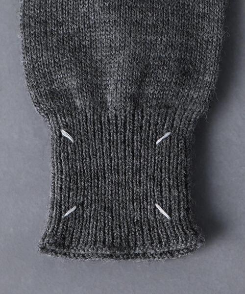 Maison Margiela(メゾンマルジェラ)の「<MAISON MARGIELA(メゾン マルジェラ)>ニット グローブ ■■■(手袋・レディース・ネイビー/グレー・FREE)」の6枚目の写真