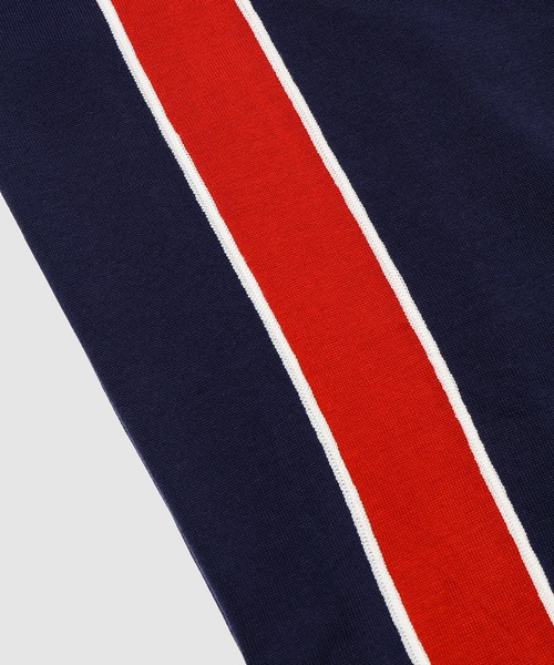 MAISON EUREKA(メゾンエウレカ)の「STRIPE EASY KNIT PANTS(その他パンツ・レディース・レッド系その他/オレンジ系その他・FREE)」の4枚目の写真